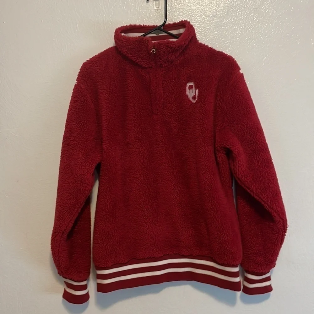 University of Oklahoma Zoozatz Quarter Zip Pullover Size Small - Picture 5 of 5